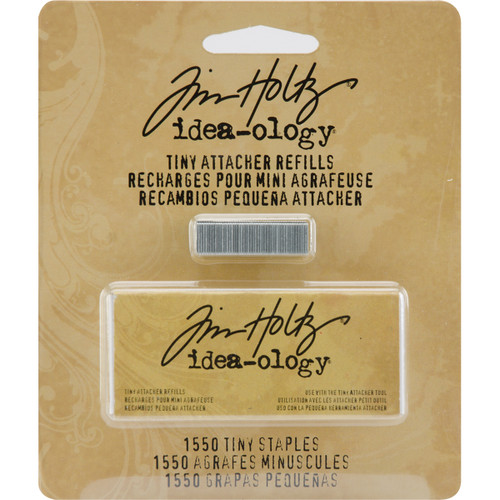 4 Pack - Idea-Ology Tiny Attacher Refill Staples .25"-1550/Pkg - TH92801 - 040861928013