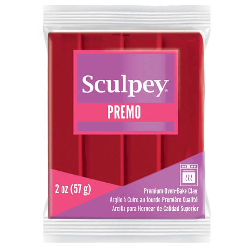 5 Pack Sculpey Premo Polymer Clay 2oz-Cayenne PE02-5054