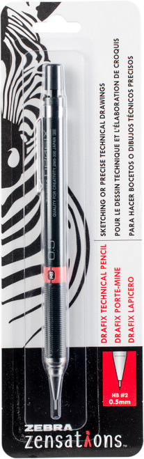 3 Pack - Zebra Zensations Drafix Technical Mechanical #2 Pencil-0.5mm - 05311 - 045888053113