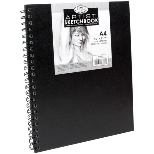 3 Pack - Royal & Langnickel(R) Spiral Hardcover Artist Sketchbook-8.3"X11.7" - RSBA4