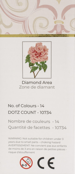 Diamond Dotz Diamond Art Kit 15.8"X19.7"-Rose Blush -DD9052