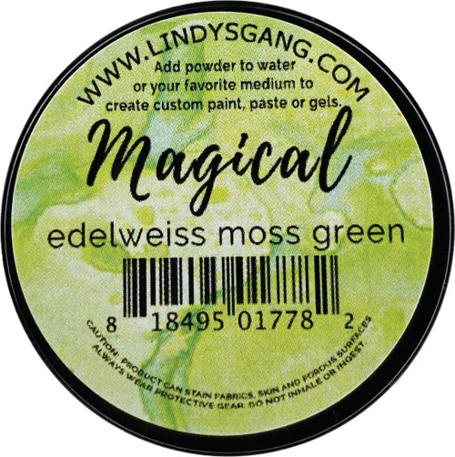 3 Pack Lindy's Stamp Gang Magicals Individual Jar-Edelweiss Moss Green MAG JAR-04 - 818495017782
