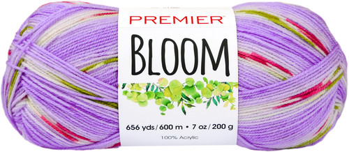 3 Pack - Premier Yarns Bloom Yarn-Sweet Pea - 1090-01 - 847652079981 3 Pack - Premier Yarns Bloom Yarn-Sweet Pea - 1090-01 - 847652079981