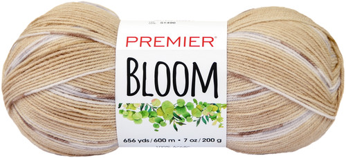 3 Pack Premier Yarns Bloom Yarn-Sandpiper 1090-12 - 847652080093