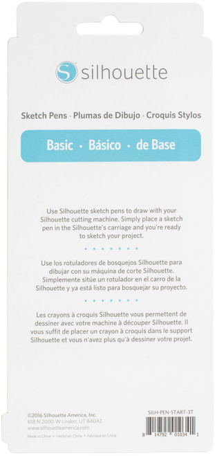 2 Pack - Silhouette Sketch Pens-8/Pkg - SILPEN 2 Pack - Silhouette Sketch Pens-8/Pkg - SILPEN