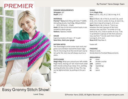 3 Pack - Premier Yarns DK Colors Yarn-Parrot - 1071-30