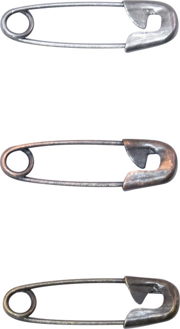 2 Pack - Idea-Ology Mini Metal Safety Pins 48/Pkg-3 Colors - TH93790