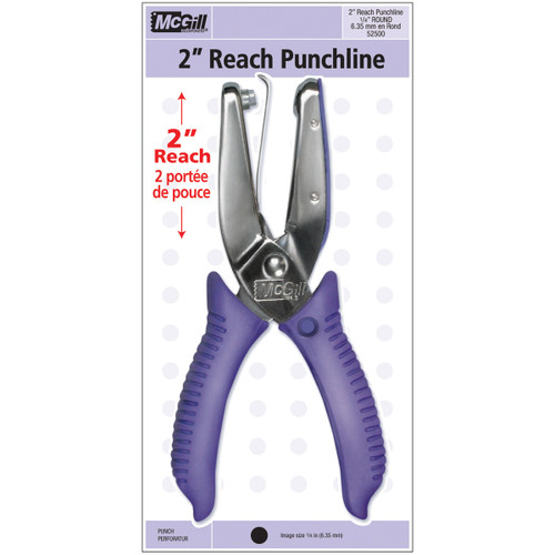 2 Pack Punchline 2" Reach Hand Punch-.25" Round -52500 - 072835520053