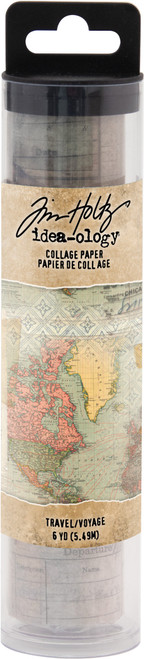 2 Pack - Idea-Ology Collage Paper 6"X6yds-Travel - TH93950 - 040861939507