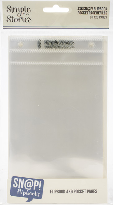 3 Pack - Simple Stories Sn@p! Pocket Pages For 4"X6" Flipbooks 10/Pkg-(1) 4"X6" Pocket - SS13323 - 816502024051 3 Pack - Simple Stories Sn@p! Pocket Pages For 4"X6" Flipbooks 10/Pkg-(1) 4"X6" Pocket - SS13323 - 816502024051