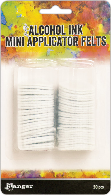 3 Pack - Tim Holtz Alcohol Ink Mini Applicator Tool Replacement Felt-50/Pkg - TAC62165 - 789541062165
