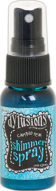3 Pack - Dylusions Shimmer Sprays 1oz-Calypso Teal - DYH-60789 - 789541060789