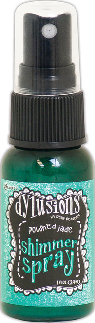3 Pack Dylusions Shimmer Sprays 1oz-Polished Jade DYH-60840 - 789541060840