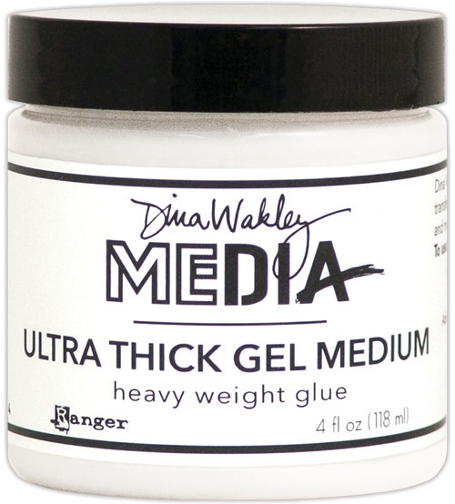 2 Pack Dina Wakley Media Ultra Thick Gel Medium 4ozMDM62349 - 789541062349