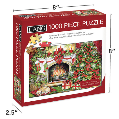 Lang Jigsaw Puzzle 1000 Pieces 29"X20"-Christmas Warmth 50380-43