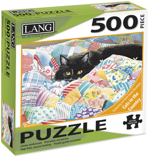 Lang Jigsaw Puzzle 500 Pieces 24"X18"-Grandma's Quilt 50391-60