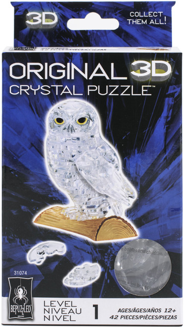 BePuzzled 3D Crystal Puzzle-Owl 31074 - 023332310746