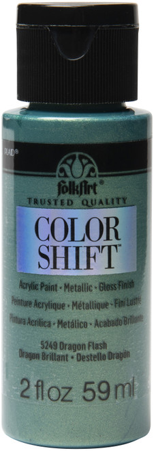 3 Pack FolkArt Color Shift Paint 2oz-Dragon Flash FACS2-5249 - 028995052491