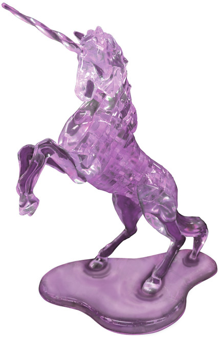 BePuzzled 3-D Crystal Puzzle-Unicorn 3DCRPUZZ-31060