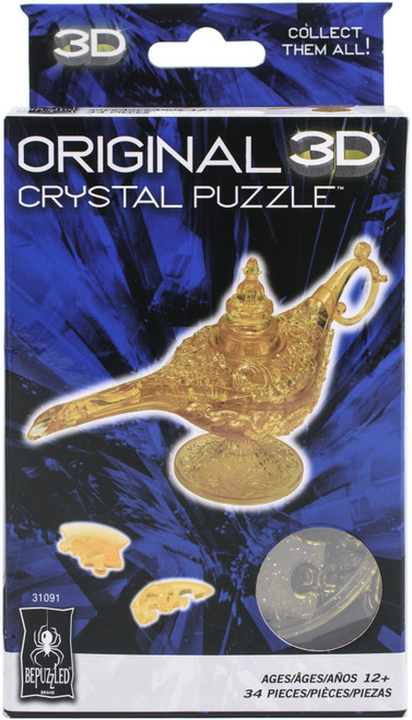 BePuzzled 3D Crystal Puzzle-Magic Lamp 31091 - 023332310913