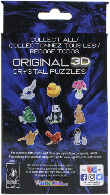 BePuzzled 3D Crystal Puzzle-Magic Lamp 31091