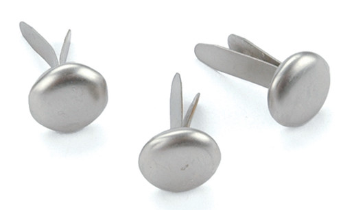 6 Pack - Creative Impressions Metal Paper Fasteners 7mm 50/Pkg-Round - Pewter - CI95003