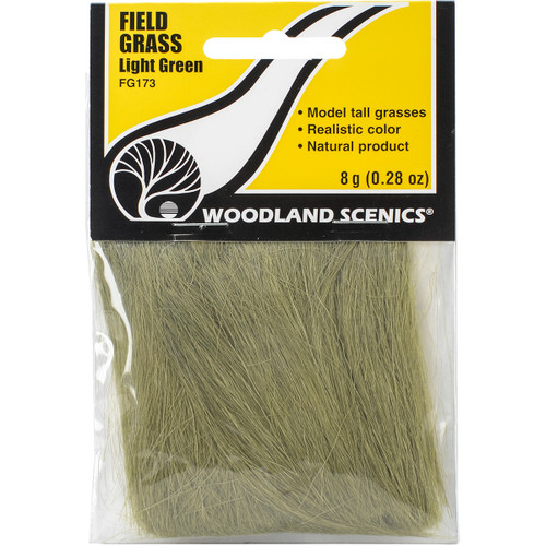 3 Pack Woodland Scenics Field Grass 8g-Light Green FG173 - 724771001737