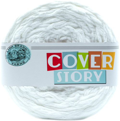Lion Brand Cover Story Yarn-Snow -533-100 - 023032063980