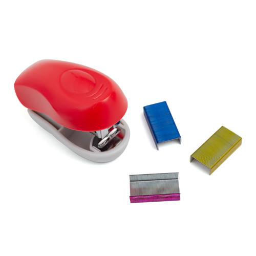 3 Pack - American Crafts Mini Stapler-With 1500 Multicolored Staples - 372225