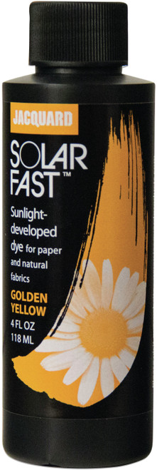 Jacquard SolarFast Dyes 4oz-Golden Yellow - JSD1-100 - 743772028635