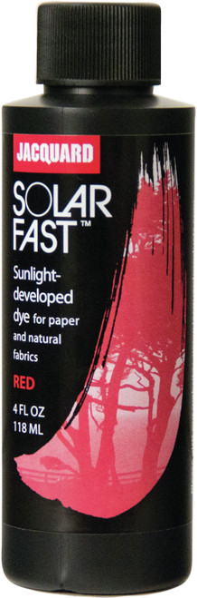 Jacquard SolarFast Dyes 4oz-Red JSD1-104 - 743772028673