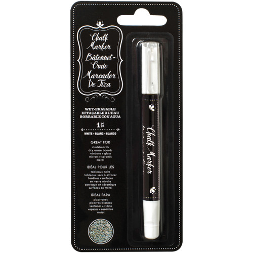 3 Pack American Crafts Erasable Chalk Marker-White 369908 - 718813699082