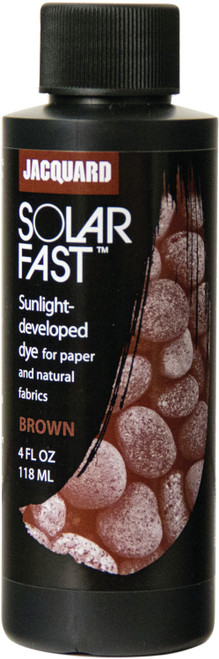 Jacquard SolarFast Dyes 4oz-Brown JSD1-112 - 743772028758