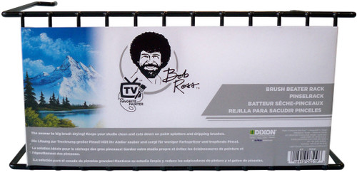 2 Pack - Bob Ross Brush Beater Rack-Black - R6519 - 4018918065196