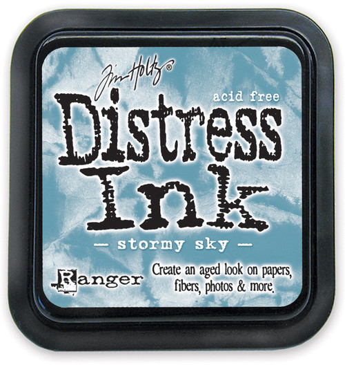 3 Pack - Tim Holtz Distress Ink Pad-Stormy Sky - DIS-27171 - 789541027171