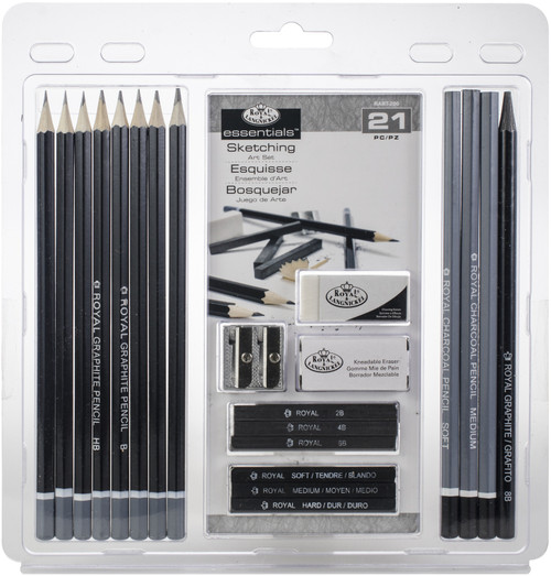 2 Pack essentials(TM) Artist Set-Sketching -RART200 - 090672057648