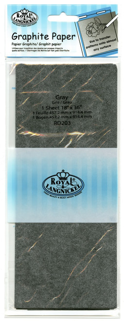 6 Pack - Royal & Langnickel(R) Grey Transfer Paper-18"X36" 1/Pkg - RD203 - 090672012029