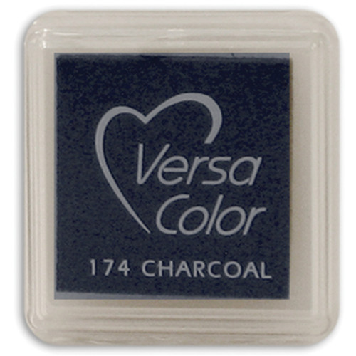 5 Pack VersaColor Pigment Mini Ink Pad-Charcoal VS-174 - 712353341746