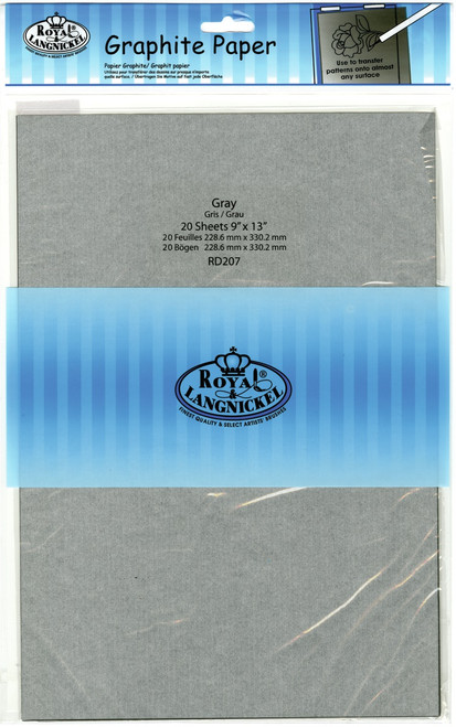 3 Pack Royal & Langnickel(R) Grey Transfer Paper-9"X13" 20/Pkg RD207 - 090672060662