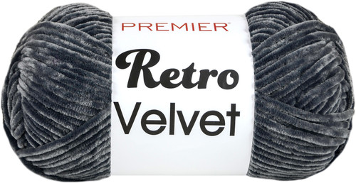3 Pack - Premier Retro Velvet Yarn-Steel - 1088-04 - 847652077536 3 Pack - Premier Retro Velvet Yarn-Steel - 1088-04 - 847652077536