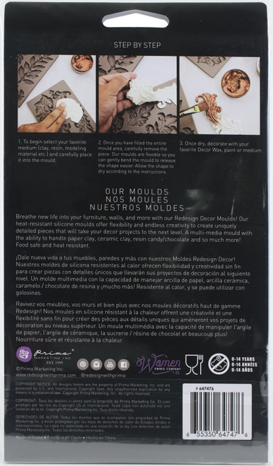 Prima Marketing Re-Design Mould 5"X8"X8mm-Aviary 647476