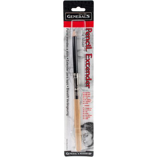 3 Pack General's The Miser Pencil Extender With Soft Drawing Pencil  205MBP - 044974205009