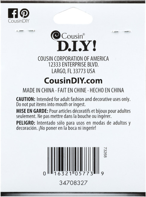3 Pack - CousinDIY Jewelry Basics Metal Accent 1/Pkg-Silver Sunburst - A50026LS-8327 3 Pack - CousinDIY Jewelry Basics Metal Accent 1/Pkg-Silver Sunburst - A50026LS-8327