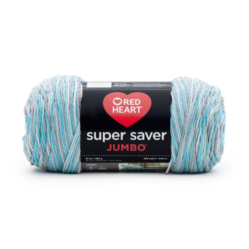 2 Pack - Red Heart Super Saver Jumbo Yarn-Icelandic - E302C-3952 - 073650011825