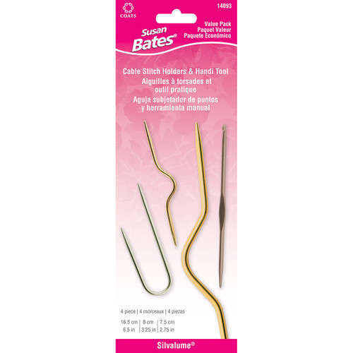 3 Pack - Susan Bates Cable Stitch Holders & Handi Tool- - 14093 3 Pack - Susan Bates Cable Stitch Holders & Handi Tool- - 14093