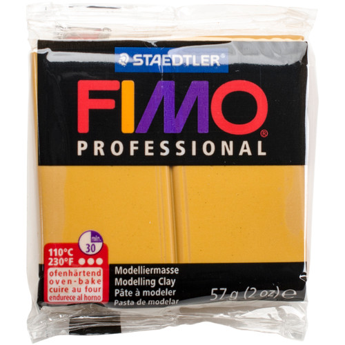 6 Pack - Fimo Professional Soft Polymer Clay 2oz-Ochre - EF8005-17 - 40078170094374007817009437