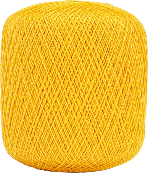 3 Pack Aunt Lydia's Classic Crochet Thread Size 10-Golden Yellow 154-422