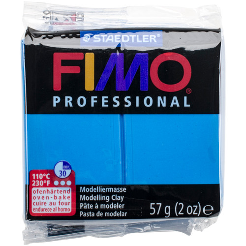 6 Pack Fimo Professional Soft Polymer Clay 2oz-Blue EF8005-300 - 4007817009482