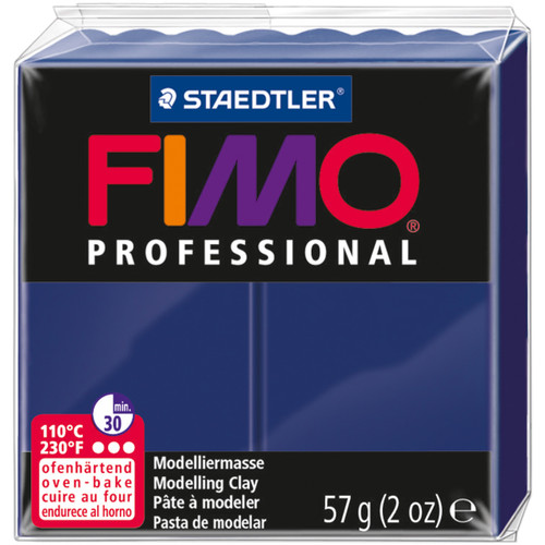 6 Pack Fimo Professional Soft Polymer Clay 2oz-Navy Blue EF8005-34