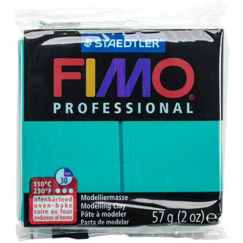 6 Pack Fimo Professional Soft Polymer Clay 2oz-Green EF8005-500 - 4007817009543